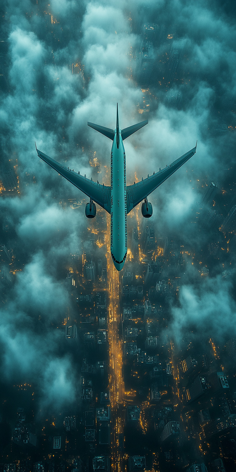 Fond d'écran mobile avion de ligne 13