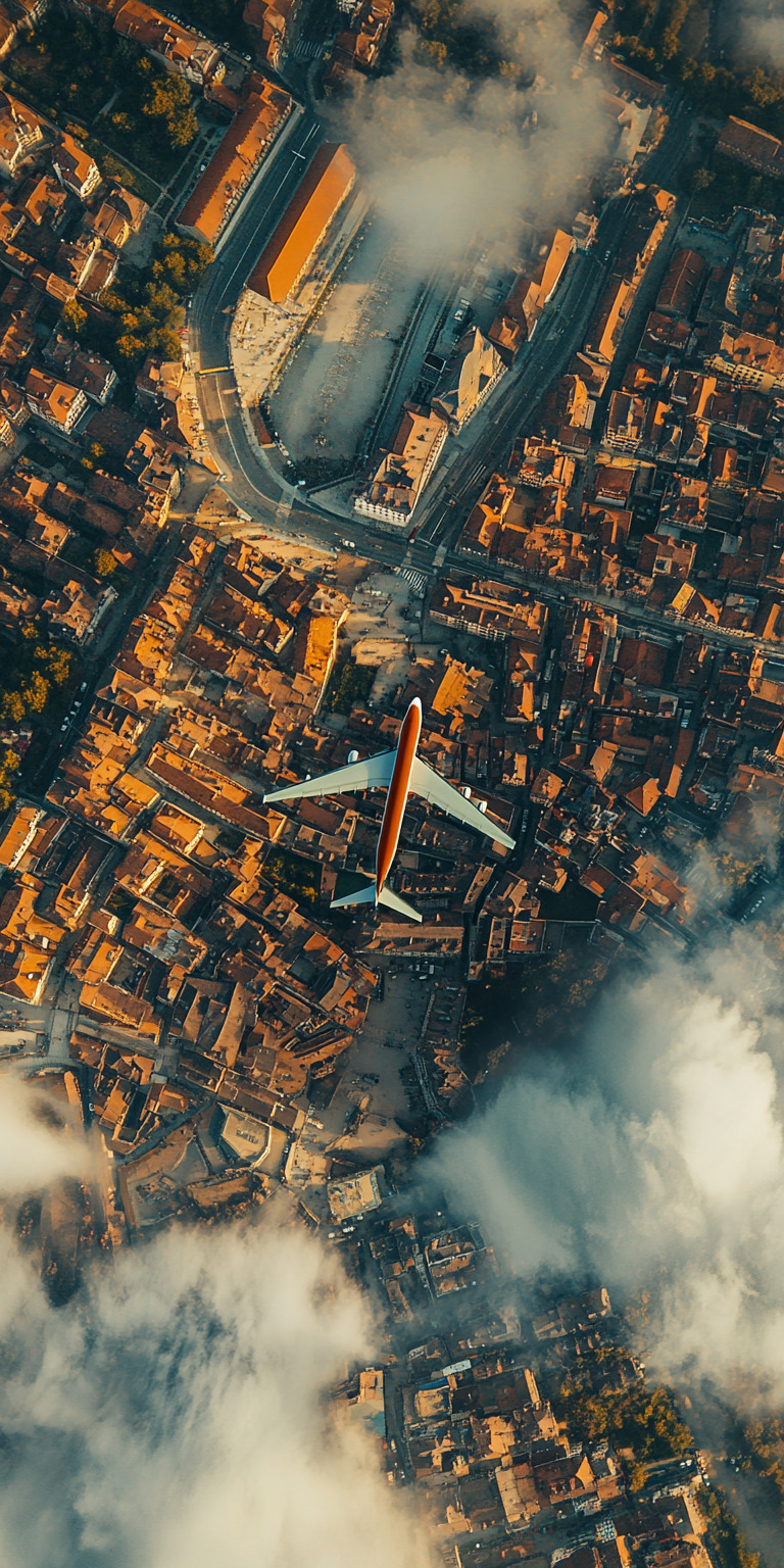 Fond d'écran mobile avion de ligne 14