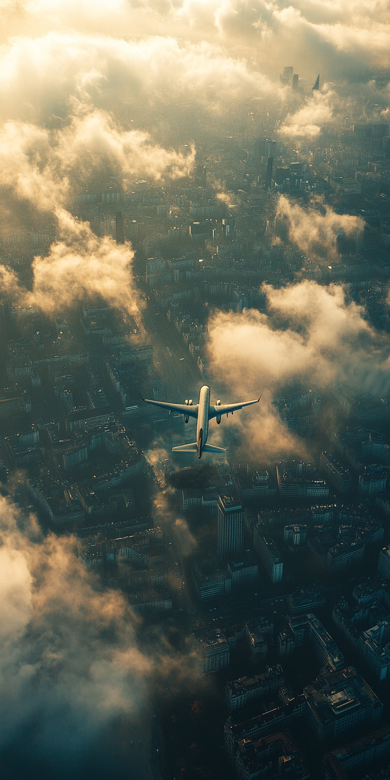 fond d ecran mobile avion de ligne 15