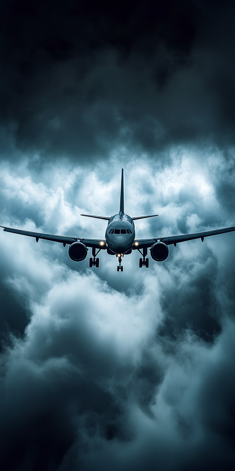 fond d ecran mobile avion de ligne 2