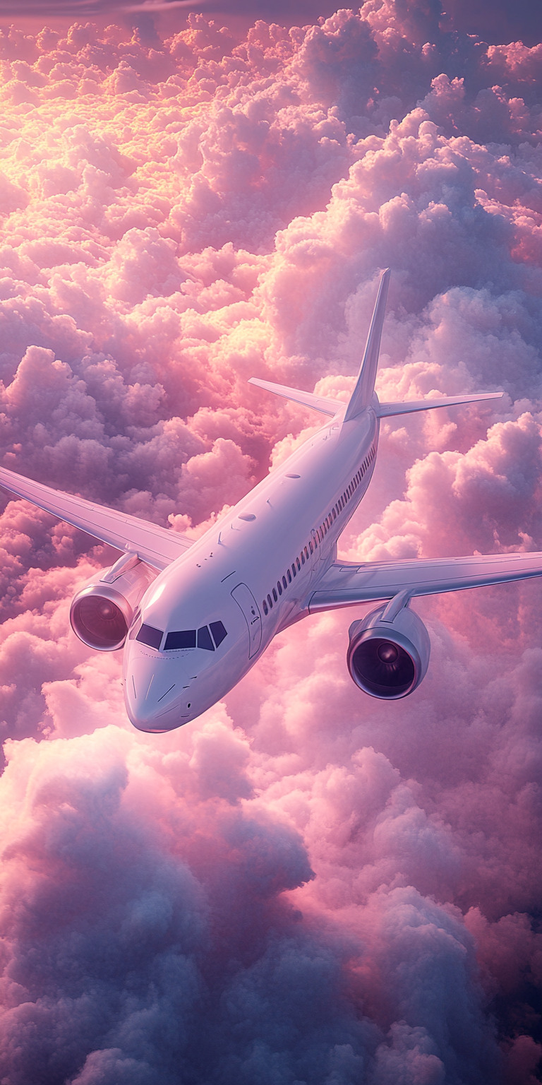 fond d ecran mobile avion de ligne 6