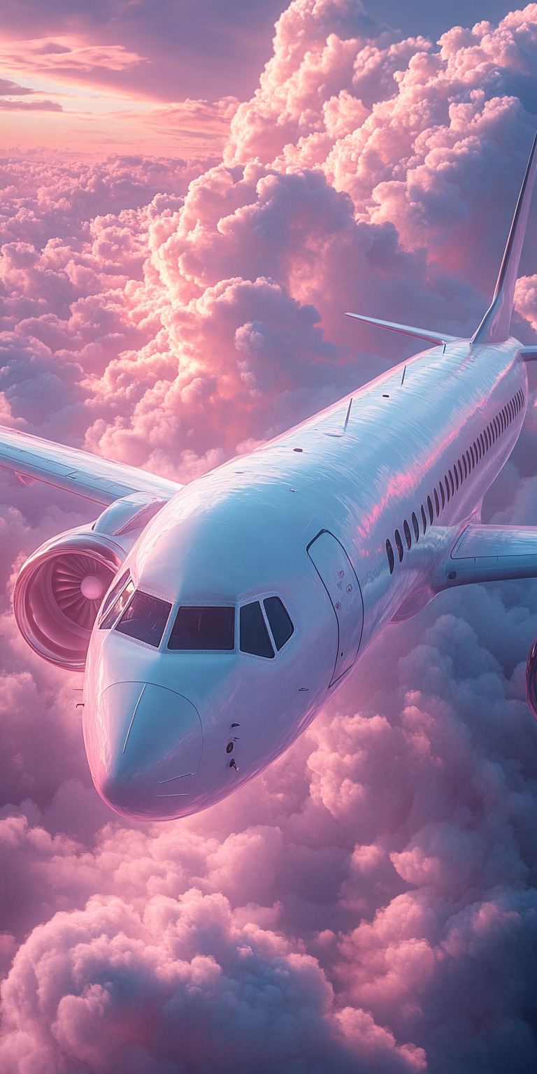 fond d ecran mobile avion de ligne 7