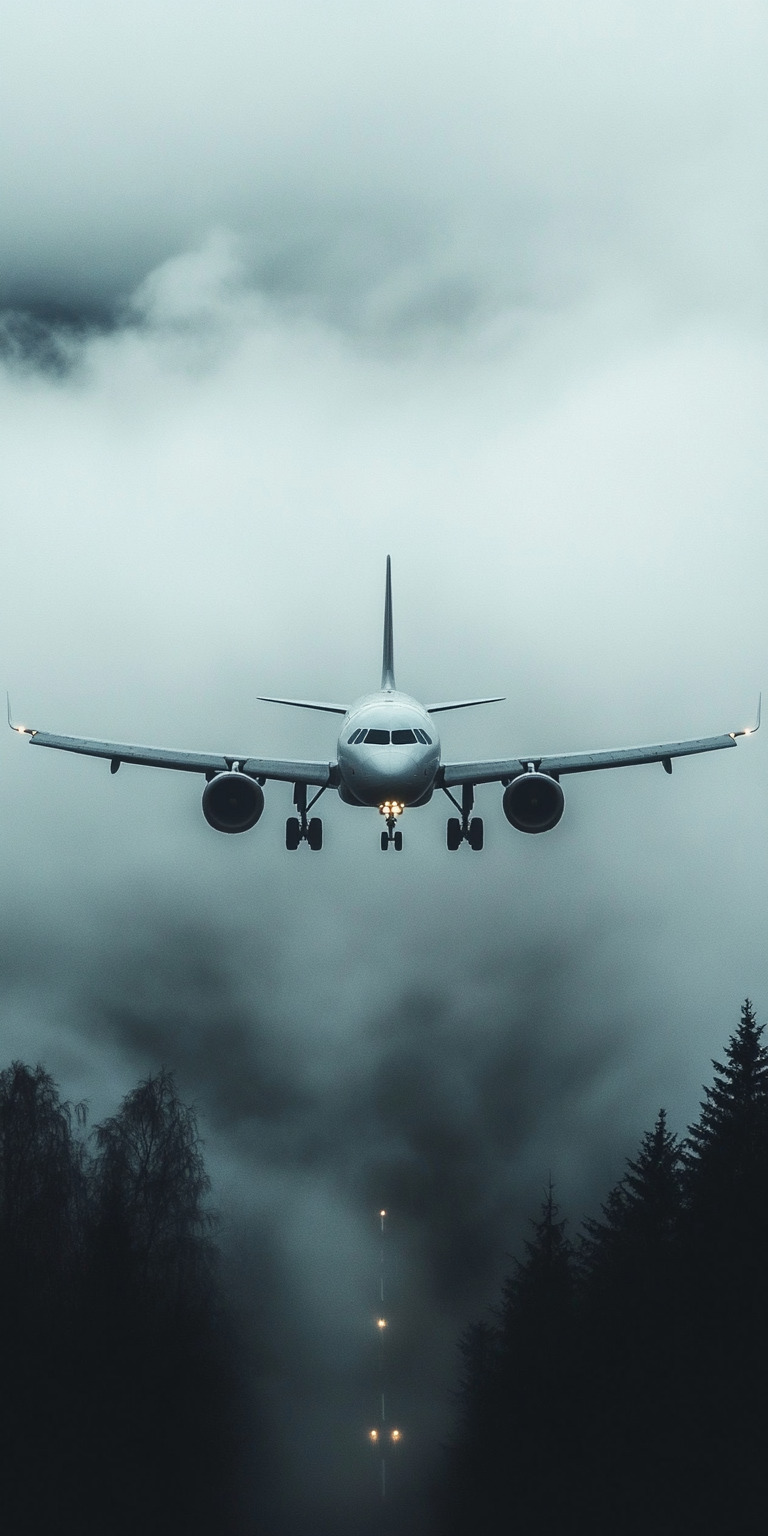 fond d ecran mobile avion de ligne 9