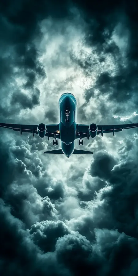 fond d ecran mobile avion de ligne 4