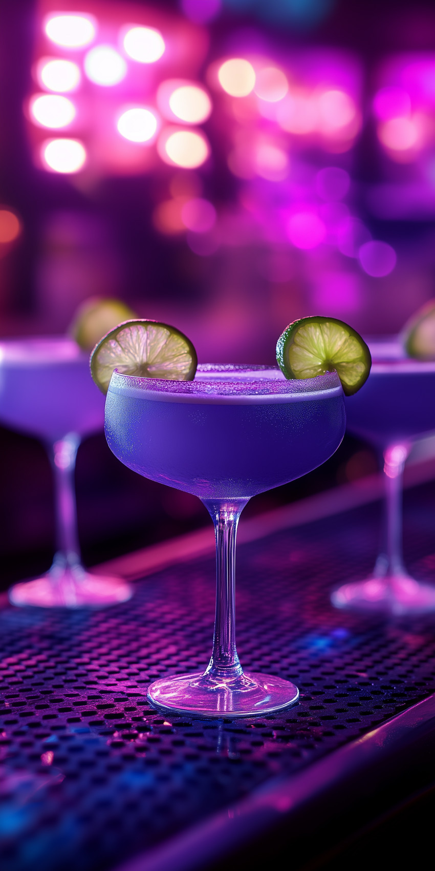 Fond d'écran Mobile Cocktails Violets Lumineux : Ambiance Festive et Détails Éclatants recherche par mots clés, fond d ecran boissons mobile 20, texture