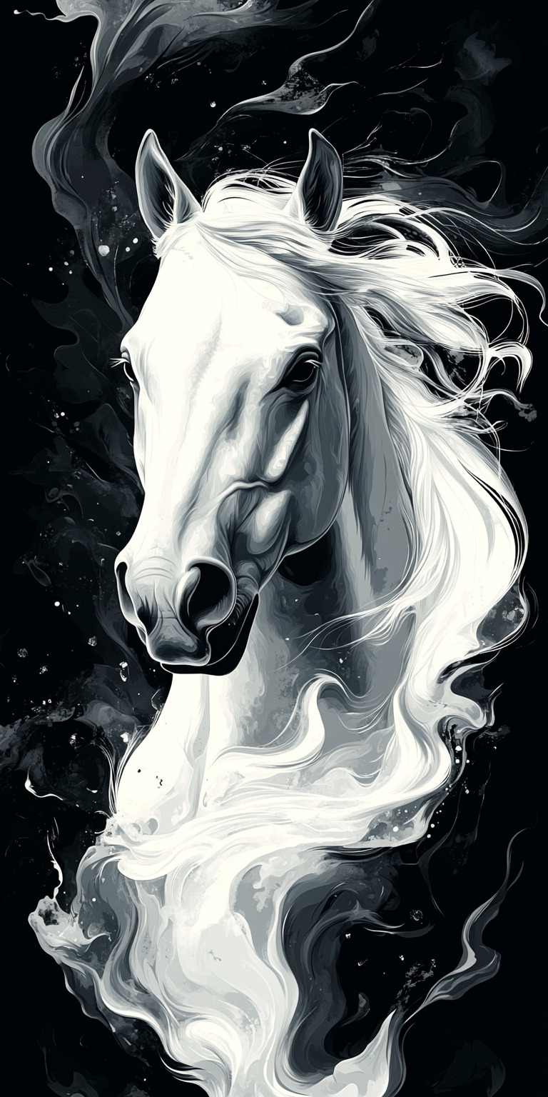 fond d ecran cheval pour mobile 1