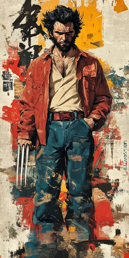 fond d ecran wolverine pour mobile 7