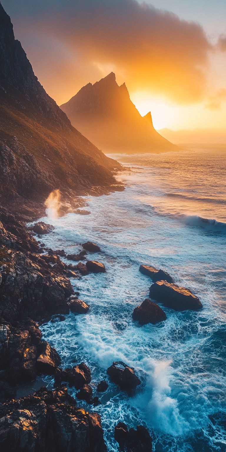 fond d ecran coucher de soleil pour mobile 10