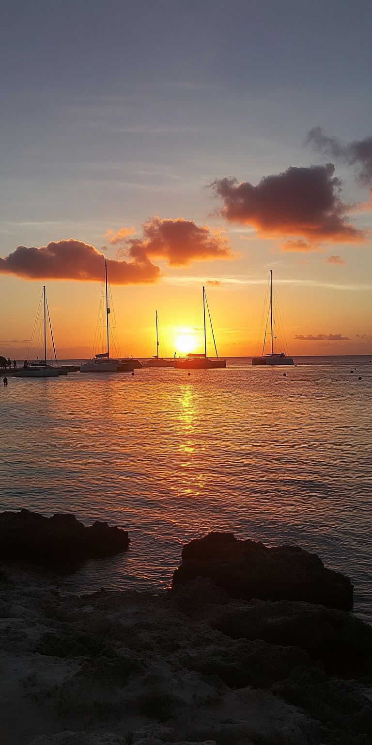 Fond d'écran coucher de soleil pour mobile 19