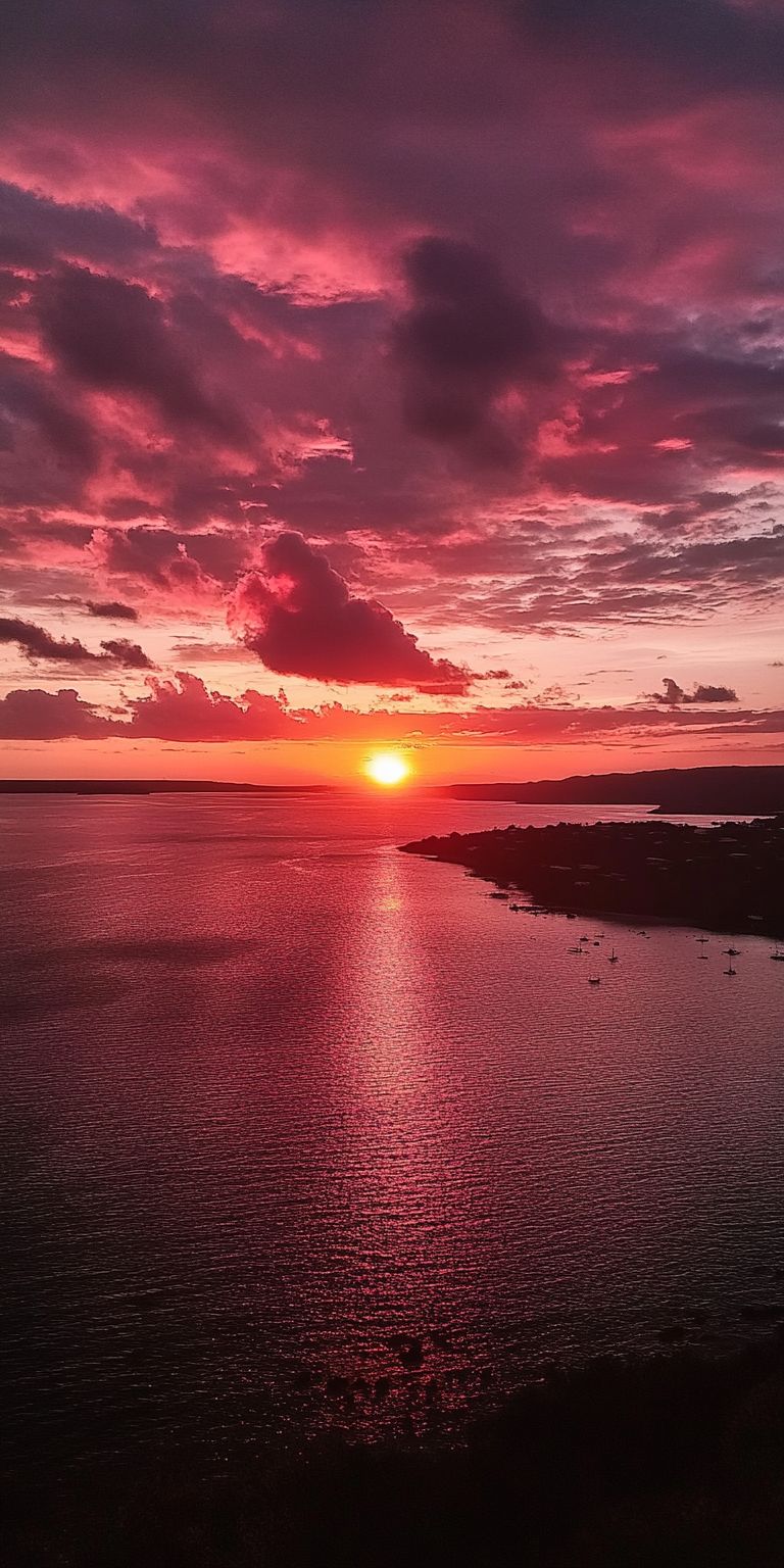 Fond d'écran coucher de soleil pour mobile 20