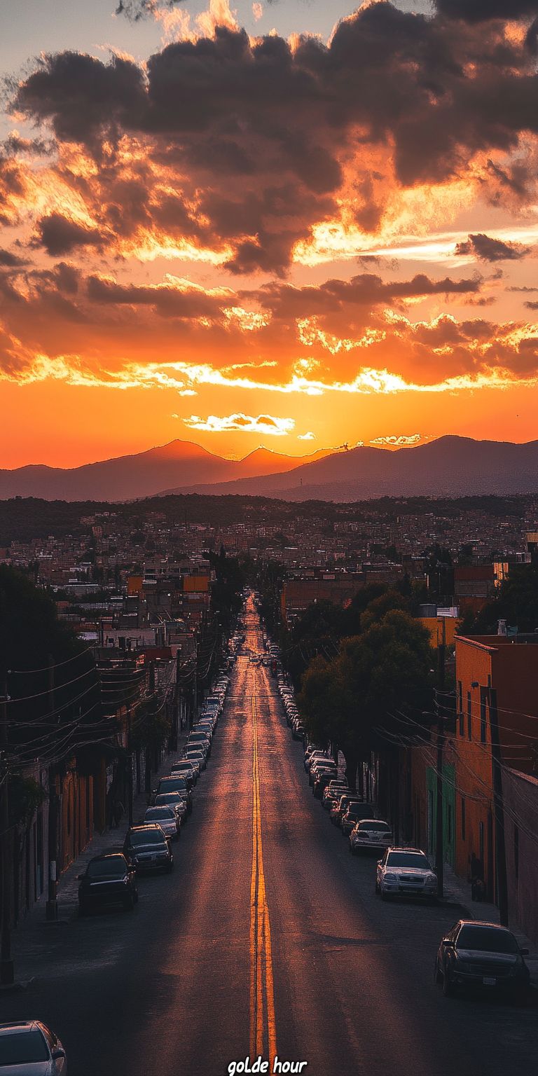 Fond d'écran coucher de soleil pour mobile 24