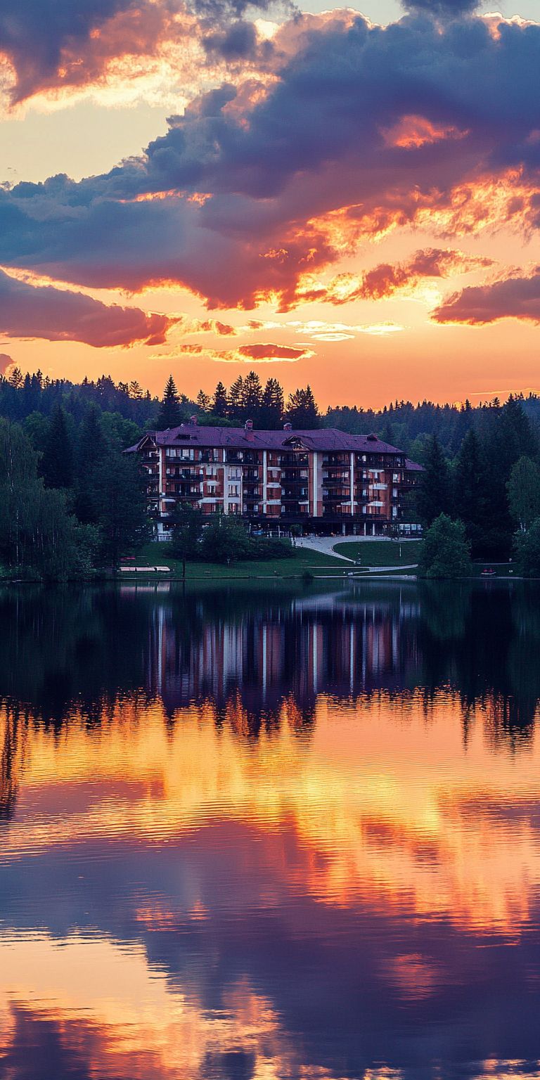 fond d ecran coucher de soleil pour mobile 66