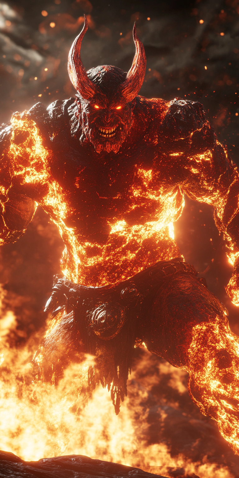 fond d ecran creatures mythiques pour mobile balrog 11