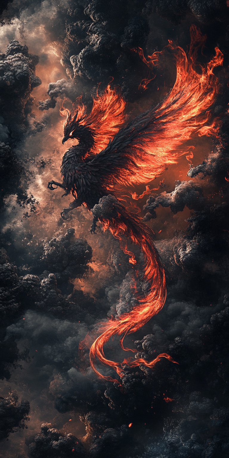 Fond d'écran creatures mythiques pour mobile phenix 6