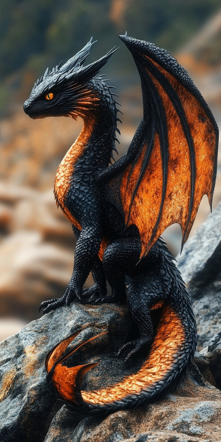 Fond d'écran dragon creatures mythiques pour mobile 2