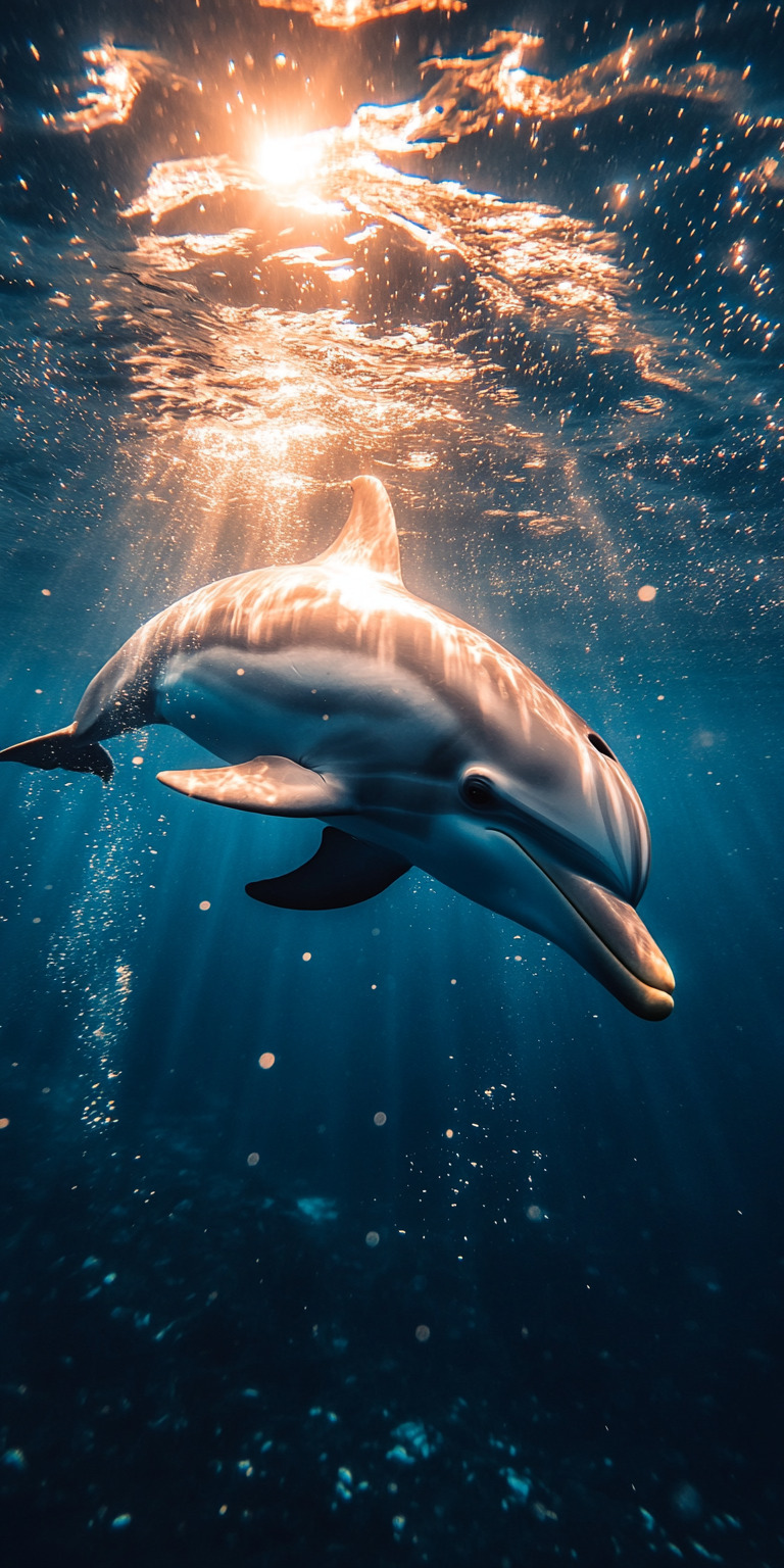 Fond d'écran dauphin pour mobile 10