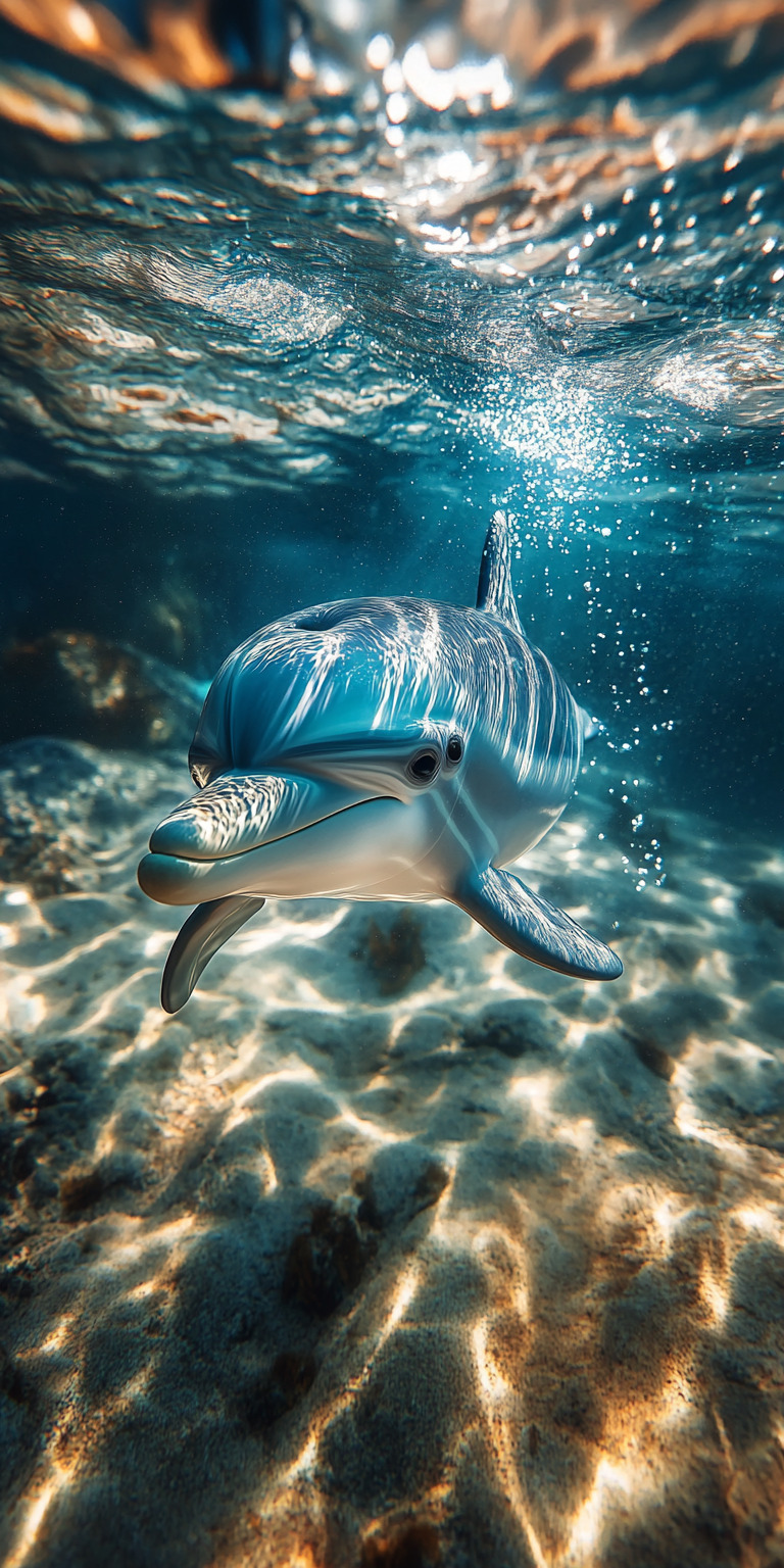 Fond d'écran dauphin pour mobile 11