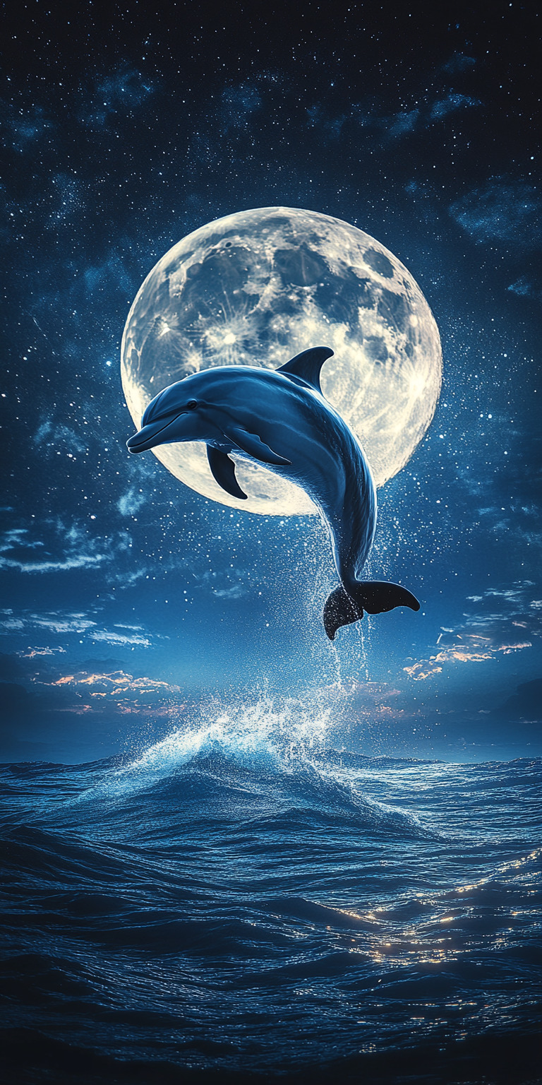 Fond d'écran dauphin pour mobile 13