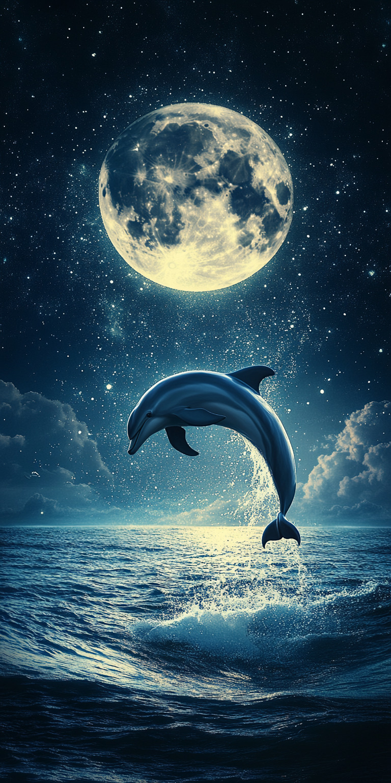 Fond d'écran dauphin pour mobile 15