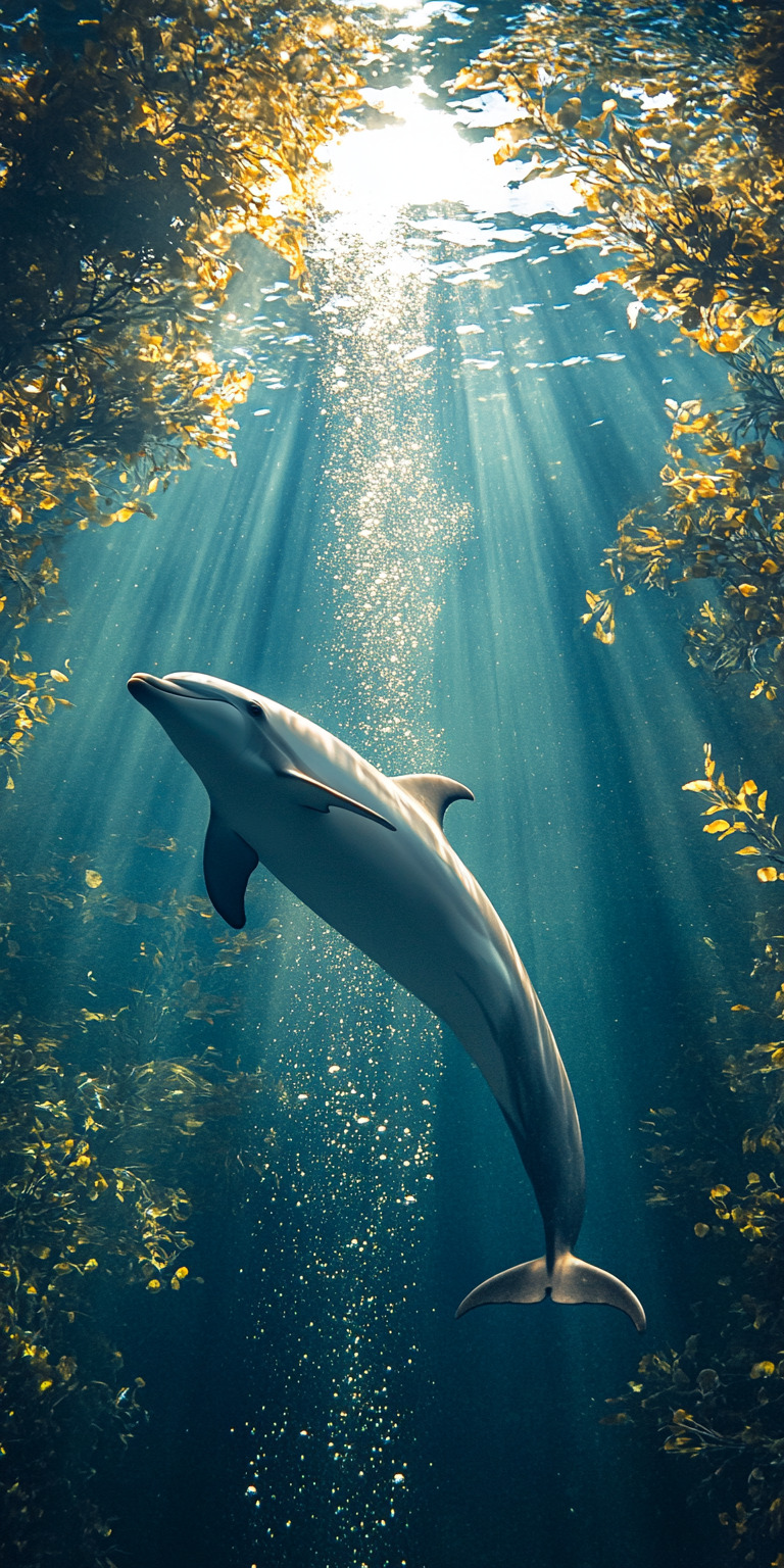 Fond d'écran dauphin pour mobile 20