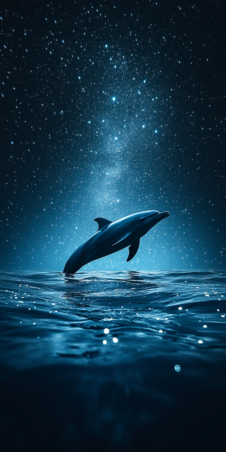 Fond d'écran dauphin pour mobile 35