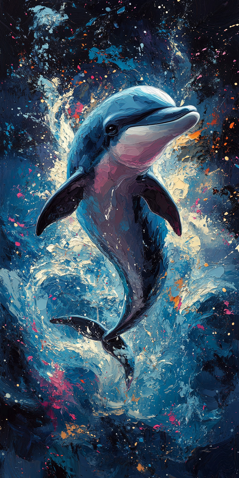 Fond d'écran dauphin pour mobile 38