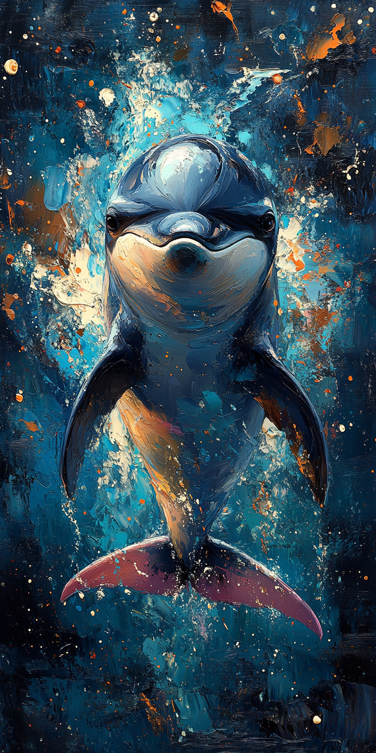 Fond d'écran dauphin pour mobile 39