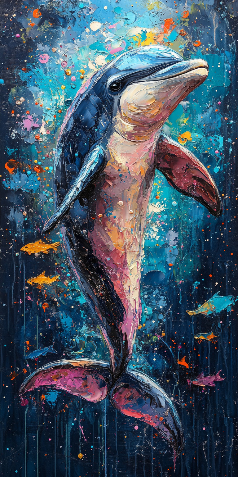 Fond d'écran dauphin pour mobile 40