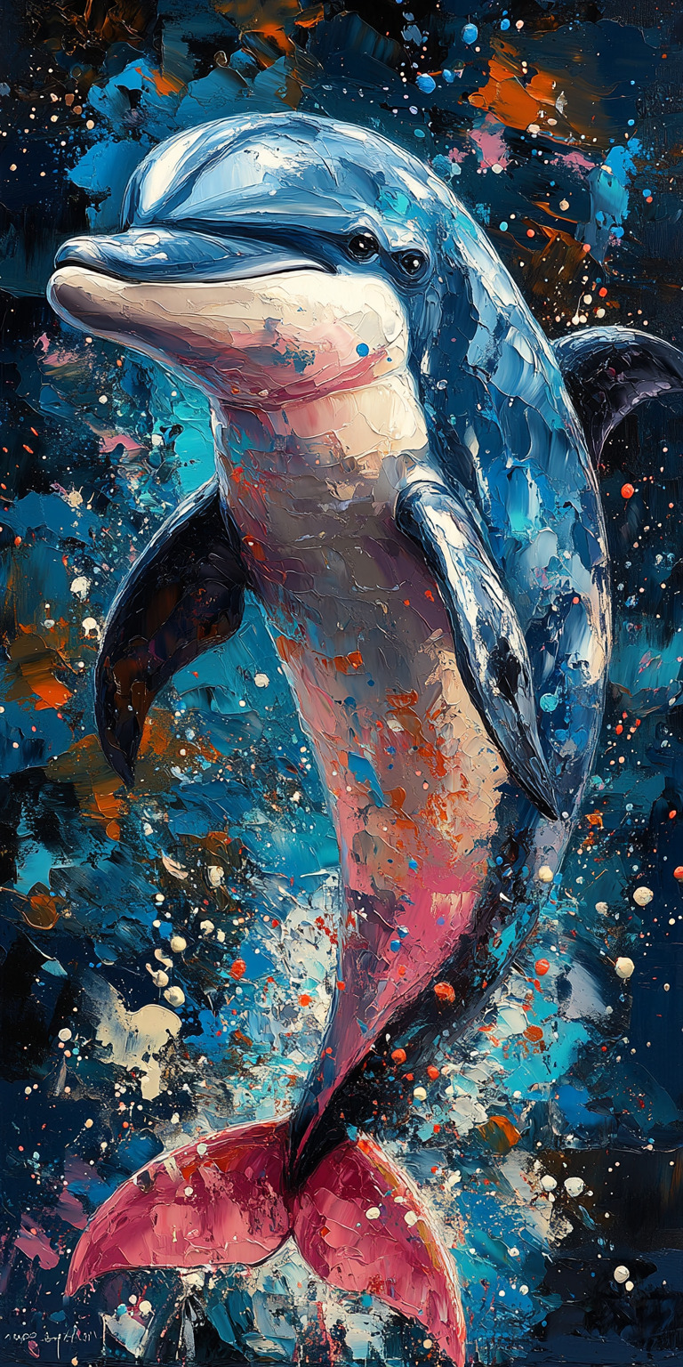 Fond d'écran dauphin pour mobile 41