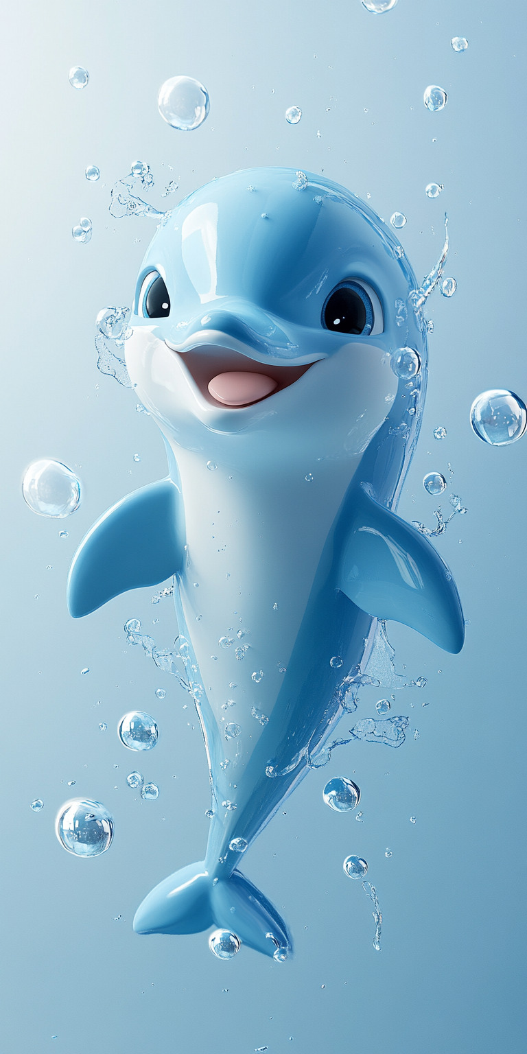 Fond d'écran dauphin pour mobile 5