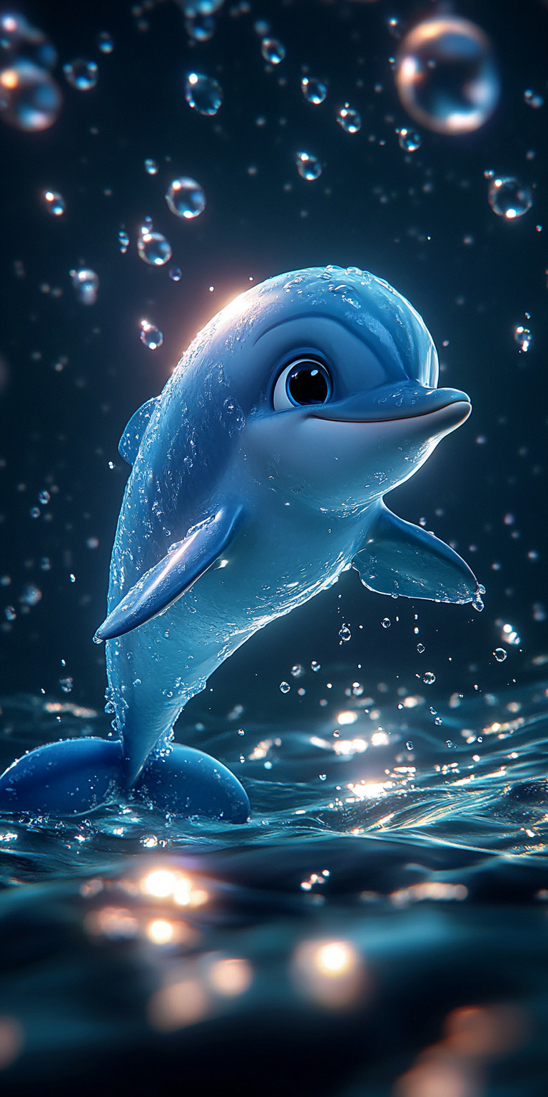 Fond d'écran dauphin pour mobile 6