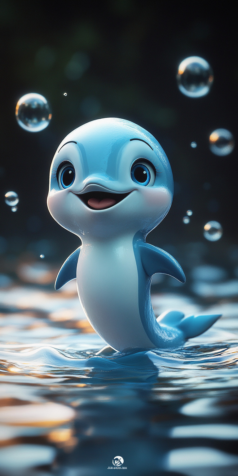 Fond d'écran dauphin pour mobile 7