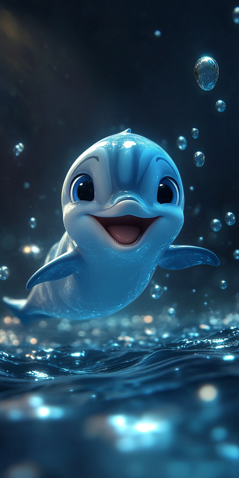 Fond d'écran dauphin pour mobile 8
