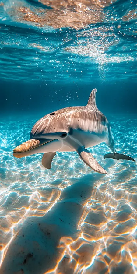 fond d ecran dauphin pour mobile 12