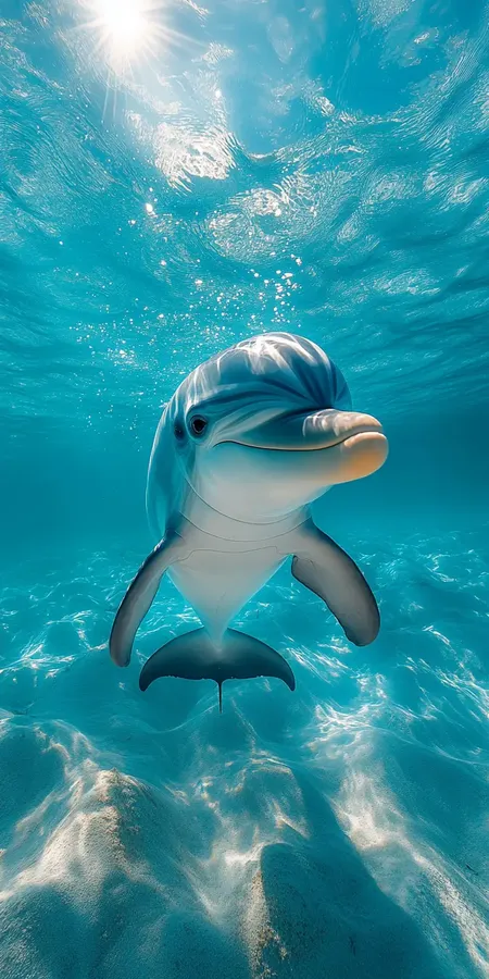 fond d ecran dauphin pour mobile 22