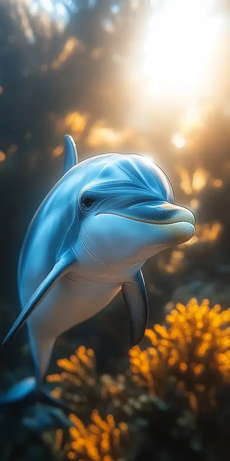 fond d ecran dauphin pour mobile 24