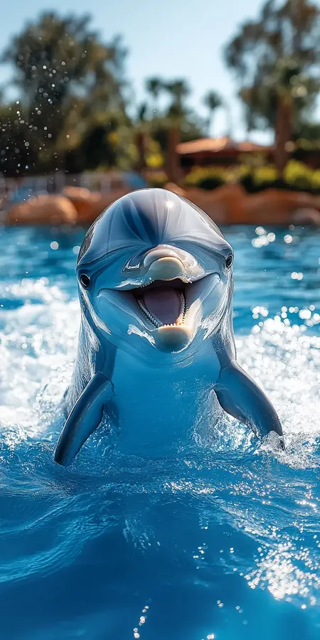 fond d ecran dauphin pour mobile 27