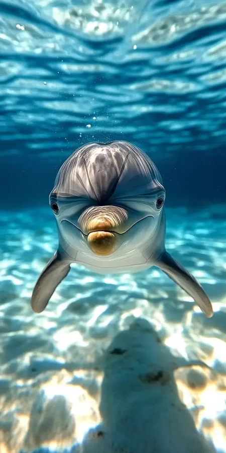 fond d ecran dauphin pour mobile 42