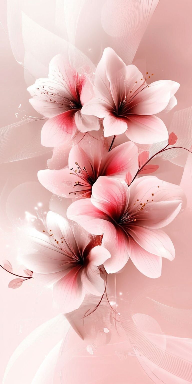 Fond d'écran Mobile Lys Rosés : Douceur et Élégance Florale recherche par mots clés, fond d ecran fleur pour mobile 58, les plus téléchargés