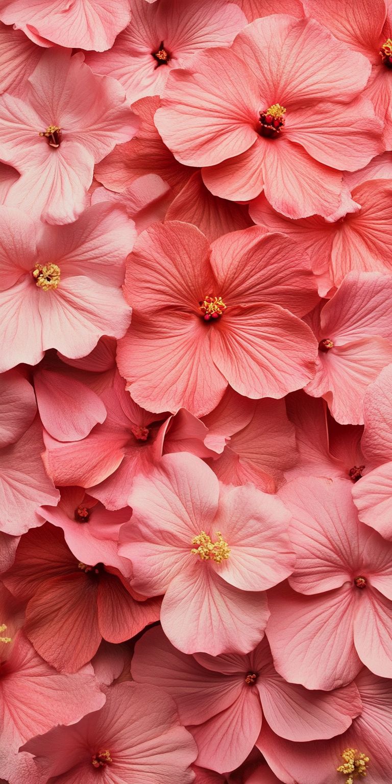 Fond d'écran Mobile Mer de Fleurs Roses : Douceur et Profondeur de Teintes recherche par mots clés, fond d ecran fleur pour mobile 60, texture