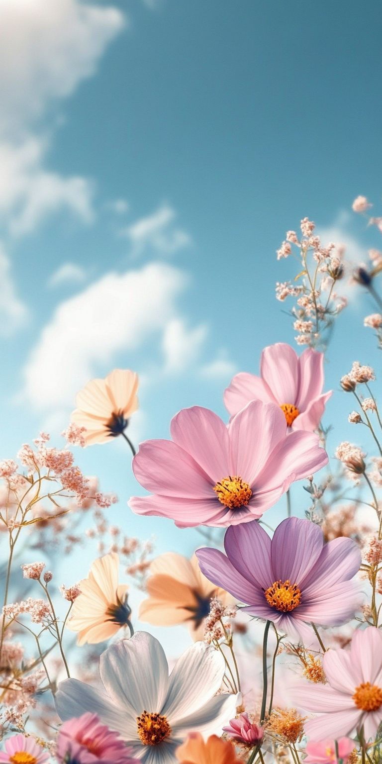 Fond d'écran Mobile fleurs: Douceur Florale pour Votre Écran