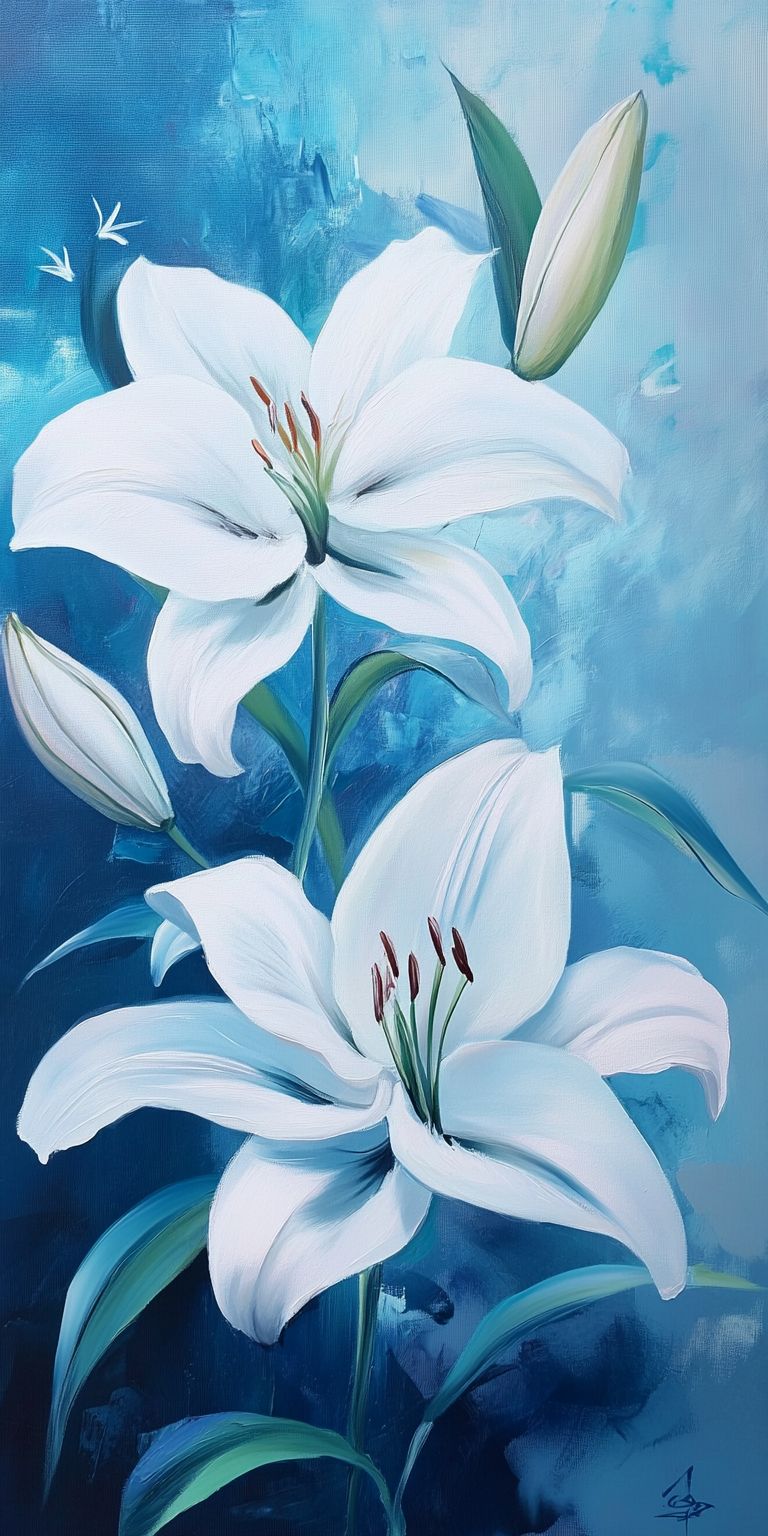 Fond d'écran Mobile Lys Blanc : Sérénité Florale pour Votre Écran recherche par mots clés, fond d ecran fleur pour mobile 89, blanc