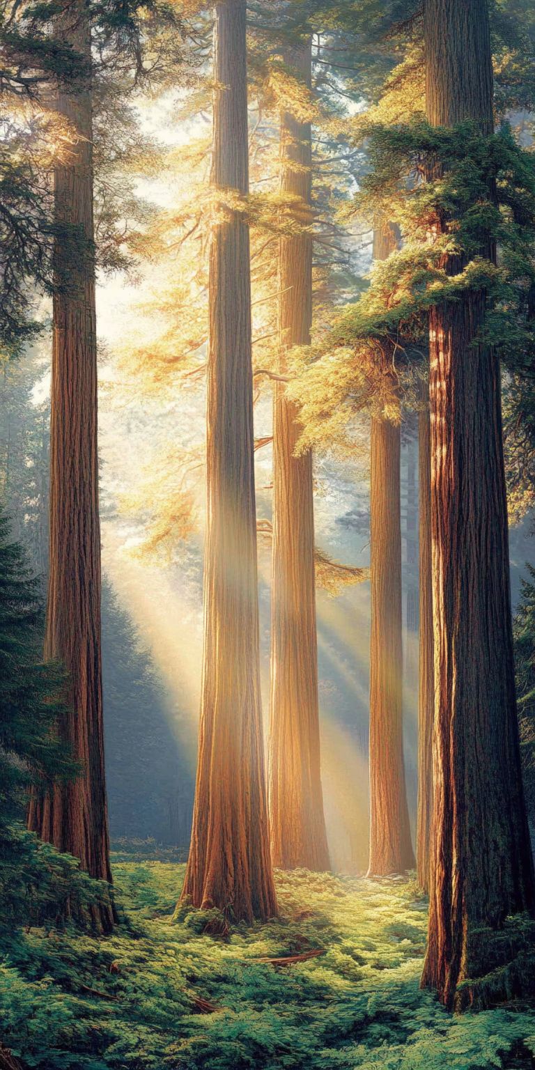 Fond d'écran foret pour mobile 18