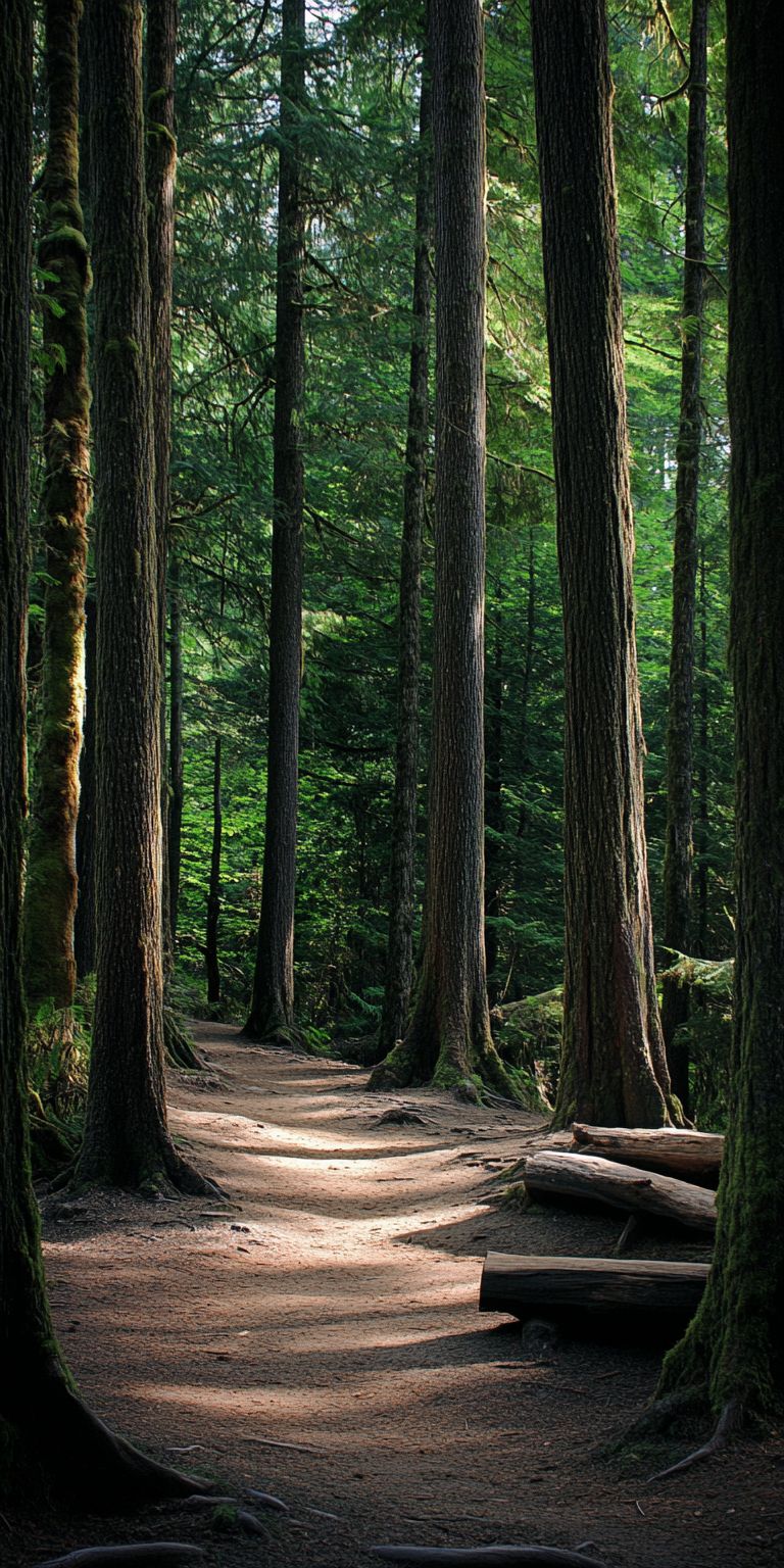 Fond d'écran foret pour mobile 26