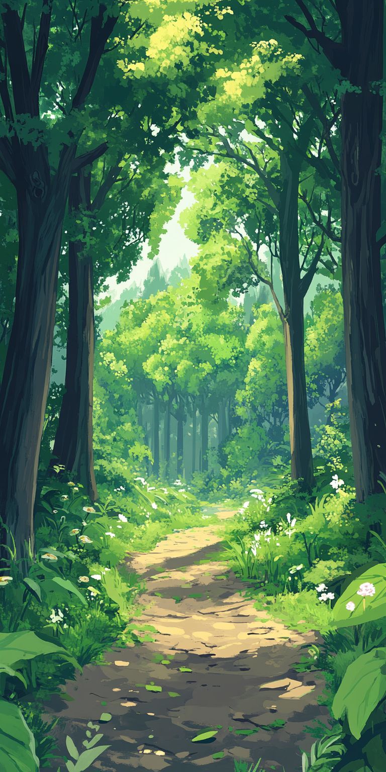 fond d ecran foret pour mobile 39