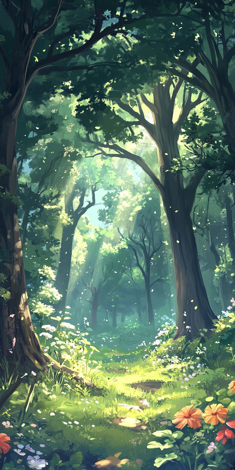 fond d ecran foret pour mobile 42