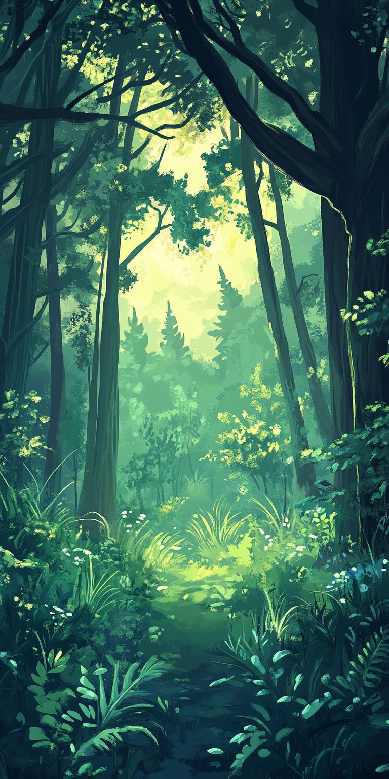 fond d ecran foret pour mobile 44