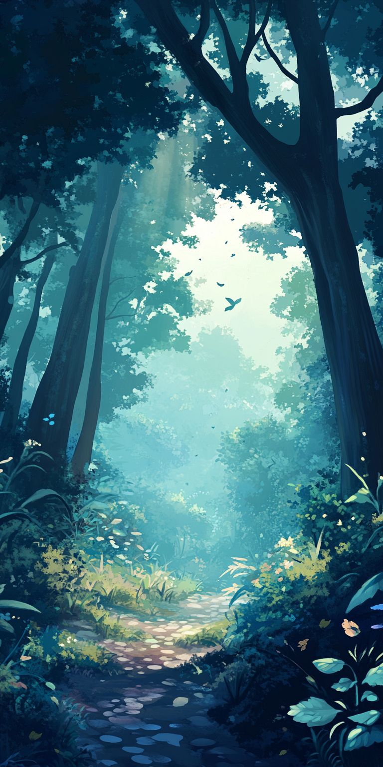 fond d ecran foret pour mobile 47