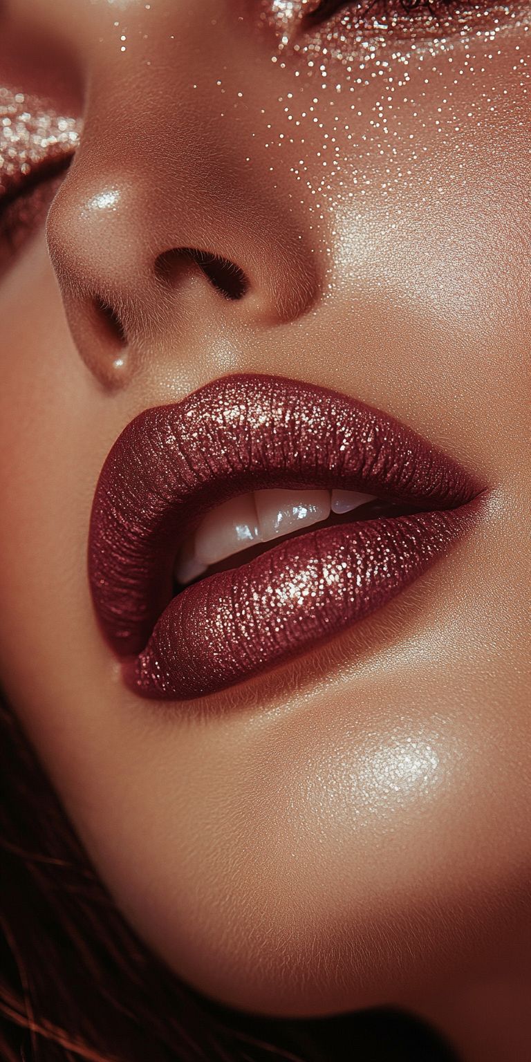 Fond d'écran Mobile Maquillage Bourgogne Scintillant : Luxe Velours recherche par mots clés, fond d ecran makeup pour mobile 143, texture