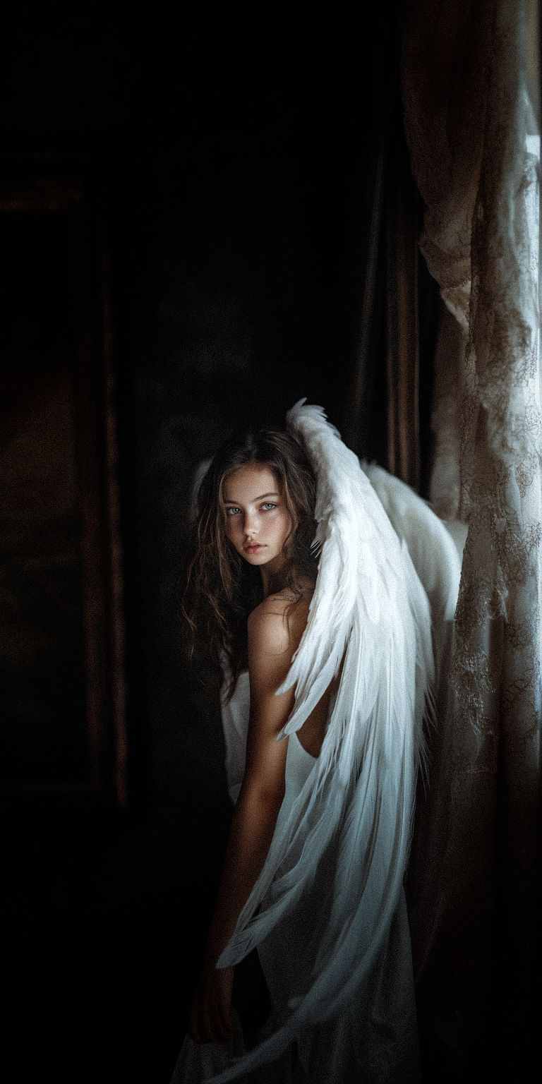 Fond d'écran techno angel pour mobile 110